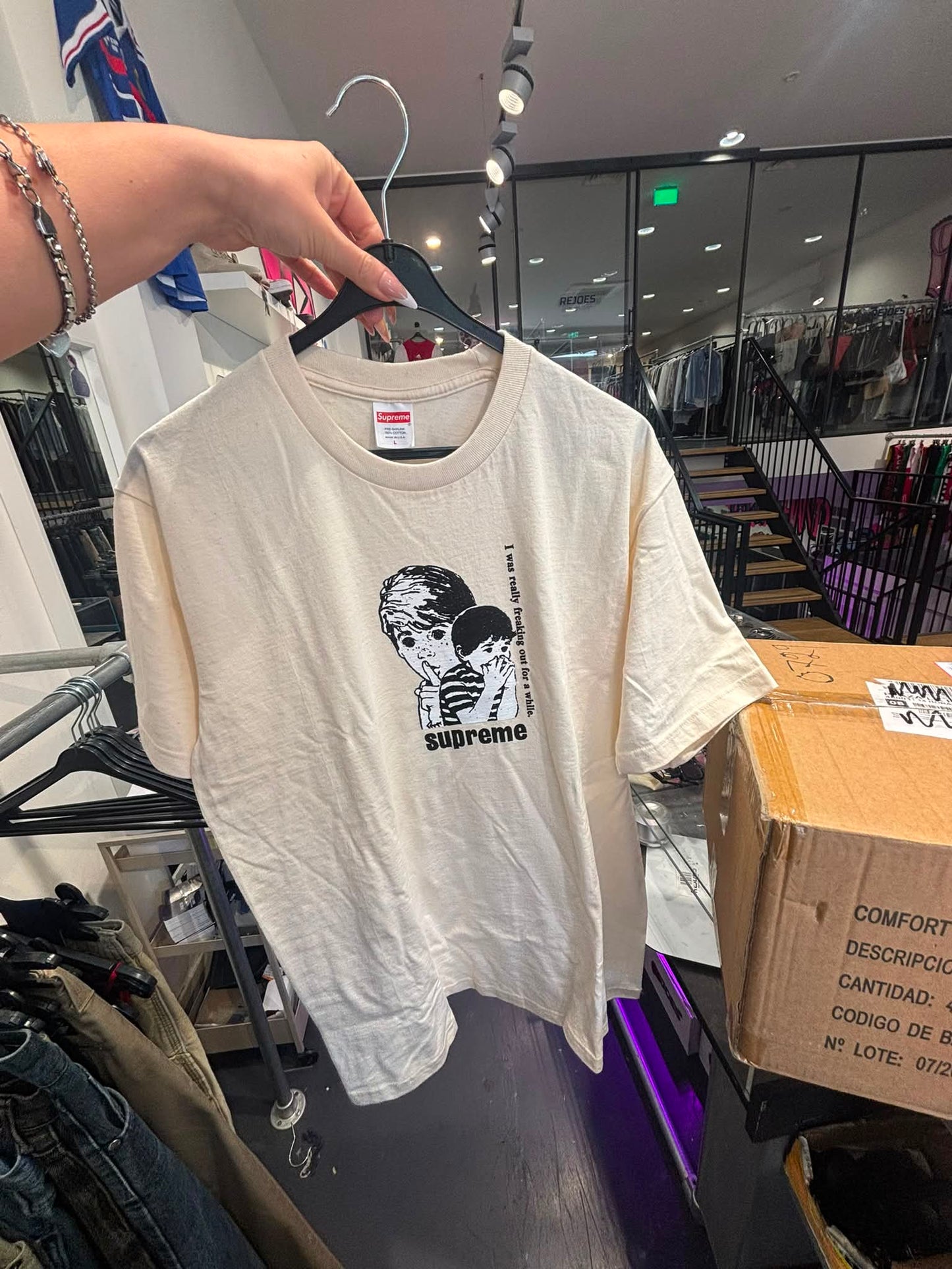 SUPREME FREAKING OUT TEE FW23