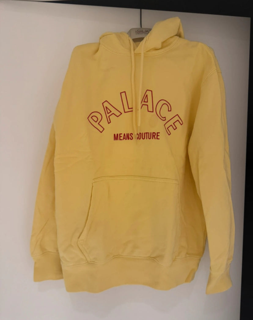 Palace yellow sweatshirt