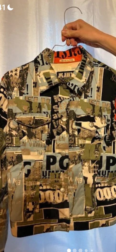 JPG patchwork denim jacket