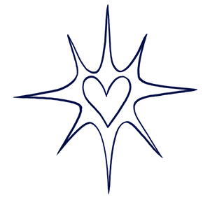 Spark heart decoration