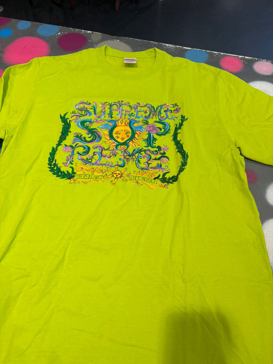 SUPREME LIME GREEN T-SHIRT