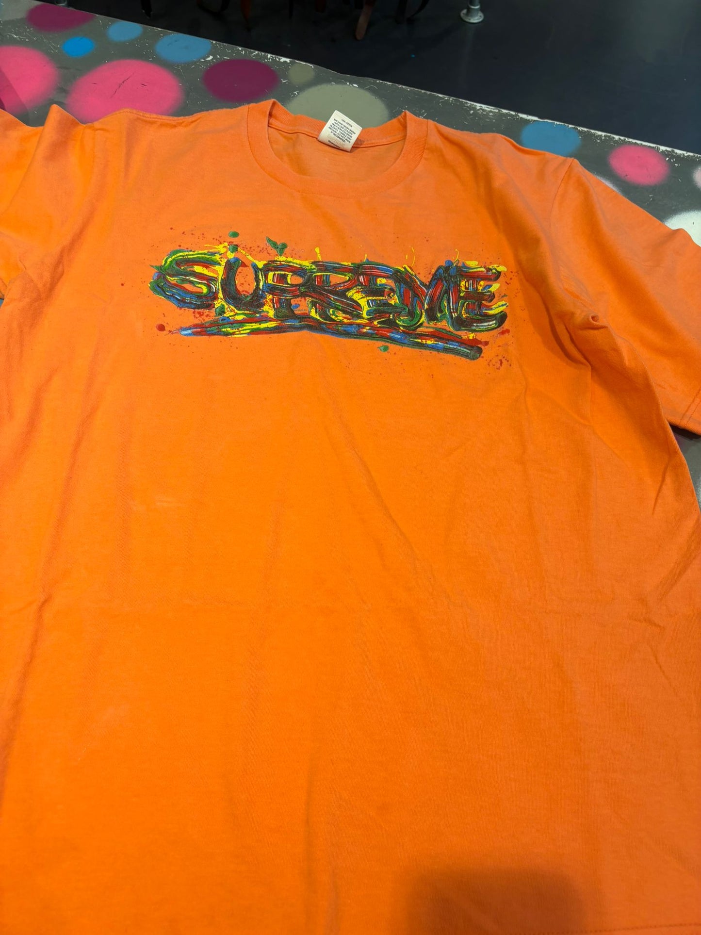 SUPREME T-SHIRT ORANGE