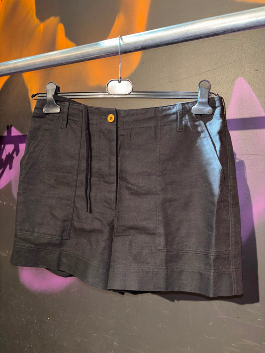 DRIES VAN NOTEN BLACK SHORTS