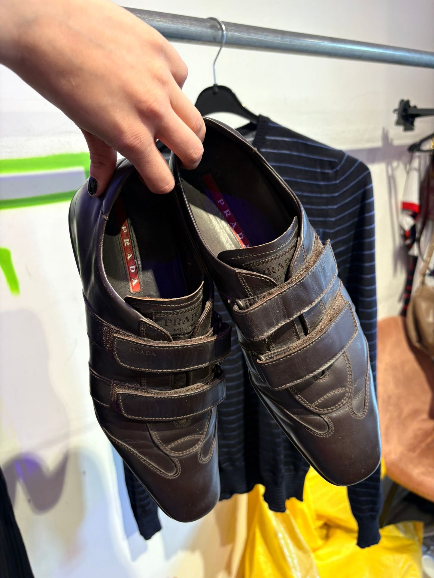 PRADA LEATHER SHOES