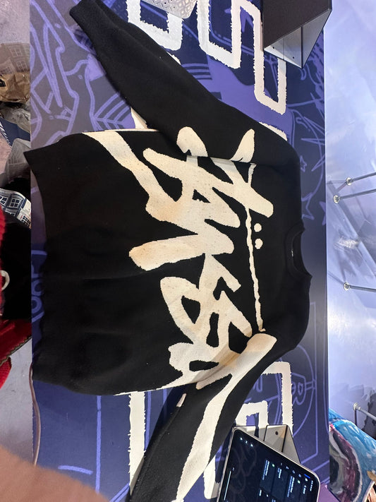Stussy black knit